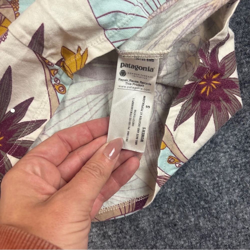 PATAGONIA Women’s Tidal Mini Skirt Tropical Floral Print size: Small - Picture 4 of 8